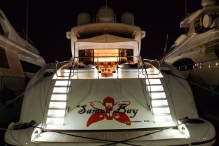 SAMOA BAY - Aft view
